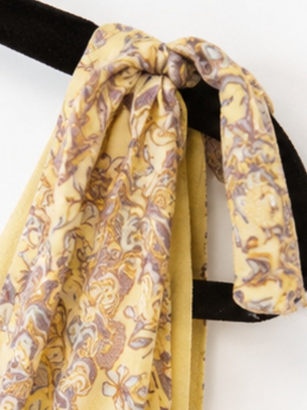 Floral Butter Yellow Maxi Dress Romantic Cottagegrandma Smocked Waist Shimmer XL - Picture 4 of 7